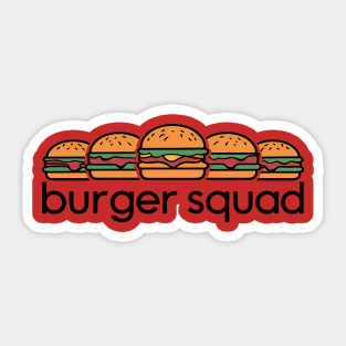 Burger Squad Sticker